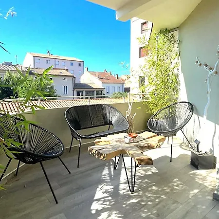 Apartment Magnifique T3-terrasse-parking-centre Ville-ad Carcassonne