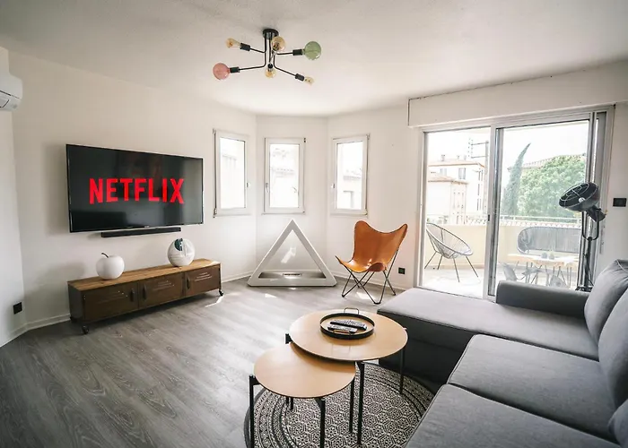 Magnifique T3-terrasse-parking-centre Ville-ad Apartment